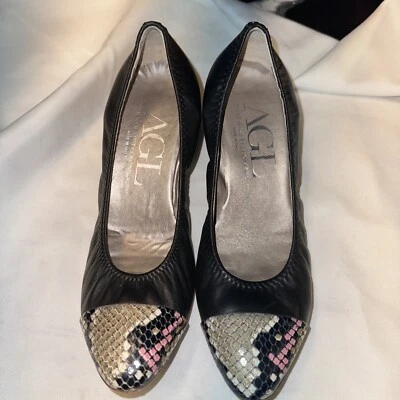 Tacones de cuero AGL 40 Foto 1 de 4