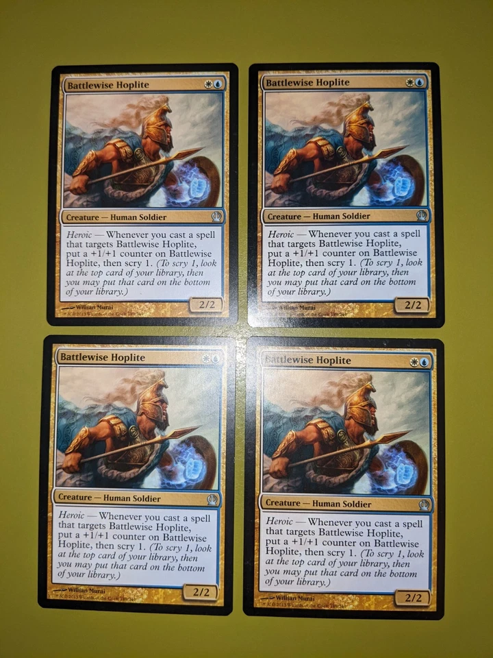 Battlewise Hoplite x4 Theros 4x Playset Magic the Gathering MTG - Image 1 of 1