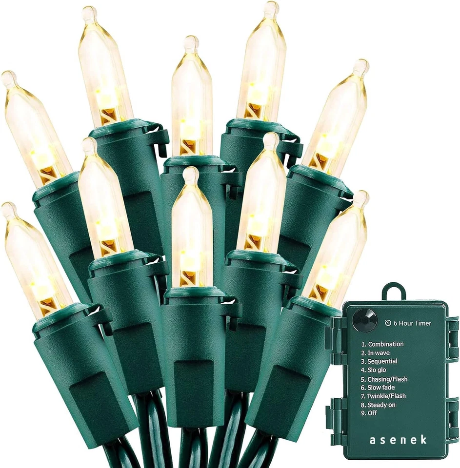 Christmas Lights - Battery Operated String Lights 50 LED String Lights Mini Ligh - Image 1 of 4