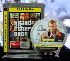 GTA 4 Grand Theft Auto IV PS3 Game Platinum Edition [PAL][Tested+Manual] Crimes - Picture 1 of 4