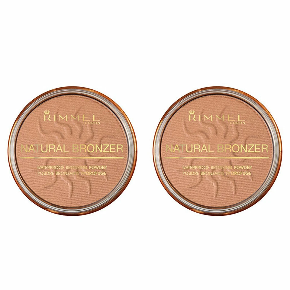Pack of (2) New Rimmel Natural Bronzer, Sunshine 020 0.49 Ounce - Image 1 of 2