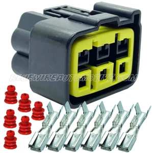 SUZUKI GSR GSR400 GSR600 REGULATOR RECTIFIER CONNECTOR PLUG-6pin-BWAP0027 - Bild 1 von 2