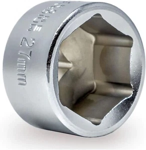 27mm Low Profile Oil Filter Socket – 3/8" Drive | Chrome Vanadium | Manual Use - Picture 1 of 2