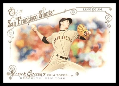 2014 Topps Allen & Ginter's - #32 Tim Lincecum - Image 1 of 2