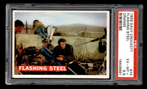 1956 Topps Davy Crockett Orange Back #74 Flashing Steel PSA 6.5 - Picture 1 of 2
