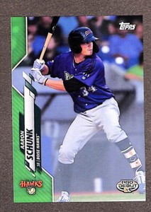 2020 Topps Pro Debut #PD-101 Aaron Schunk Green /99
