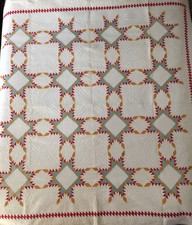 Best Quilting Early Appliqué Antique Quilt