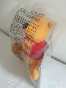 Winnie The Pooh Sealed Happy Meal Toy, Retro 90s McDonald's Vintage 1998 Bear - Picture 1 of 4