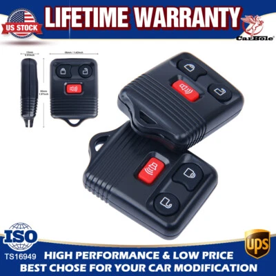 Llavero de coche remoto de entrada 2 piezas para Ford F150 F250 1999 2000 2001 2002 2003-2007 Foto 1 de 4