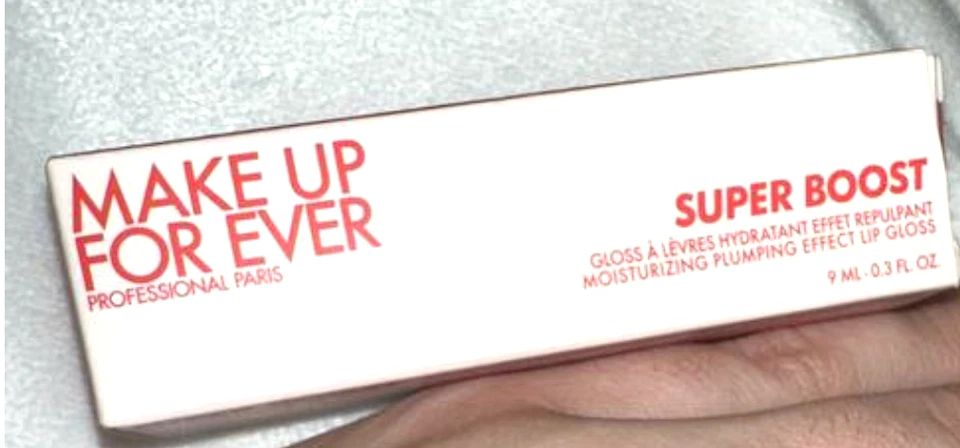 New Make Up For Ever Super Boost Moisturizing & Plumping Lip Gloss Pick 1 In Box - Image 1 of 1