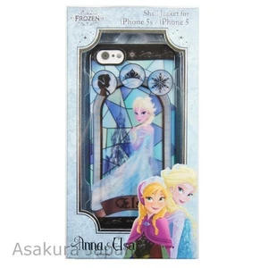 Disney iPhone 5 5S FROZEN Elsa Buntglas Kunststoff Jacke Hardcover Hülle - Bild 1 von 7