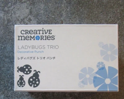 Creative Memories Ladybugs Trio Decorative Punch NEW 2023 Ltd Ed Lady bug/bugs - Image 1 of 2