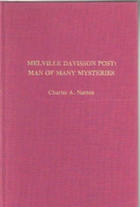 Melville Davisson Post: Man of Many Mysteries Hardcover 1st Fine! - Imagen 1 de 1