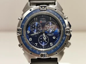 VINTAGE DIVER ALARM CHRONOGRAPH MEN'S QUARTZ WATCH "SECTOR" EXPANDER/EXP 200 - Picture 1 of 10