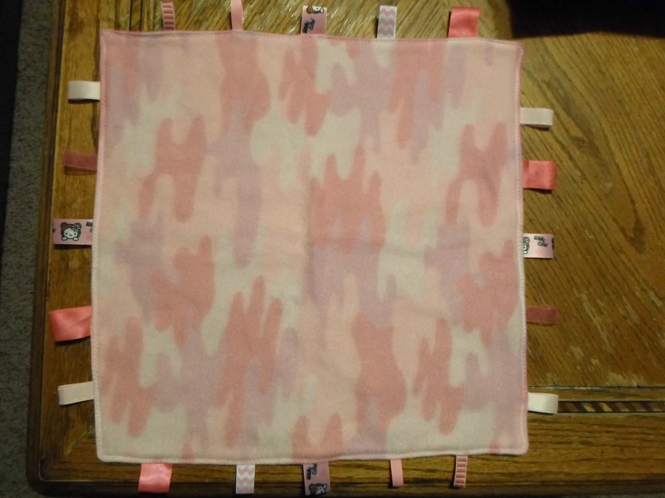 Camuflagem quadrada feita à mão estimulação taggie segurança sensorial enrugamento bebê - Imagem 1 de 3