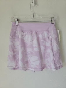 All In Motion Girls Purple Skort Skirt Camo Size 14/16 New - Picture 1 of 10