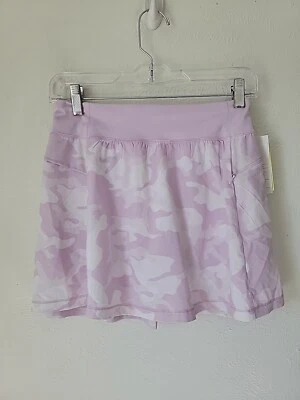 Falda corta All In Motion para niñas púrpura camuflada talla 14/16 nueva Foto 1 de 4