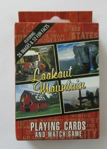 New Lookout Mountain Chattanooga TN Playing Cards And Match Game 26 Images Deck - Bild 1 von 6
