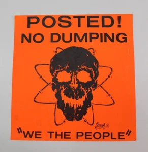 Cartel artístico ultra raro publicado sin dumping We The People SKRAM 1989 Biohazard - Imagen 1 de 12