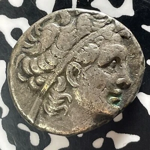 (34/3 BC) Ancient Egypt Cleopatra VII AR Tetradrachm Lot#JM9279 Silver! - Picture 1 of 2