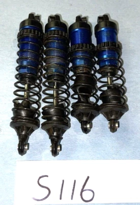 RC REMOTE CONTROL ORIGINAL TEAM LOSI TEN-SCTE SHORT COURSE TRUCK 4X4 BLUE SHOCKS - Image 1 of 4