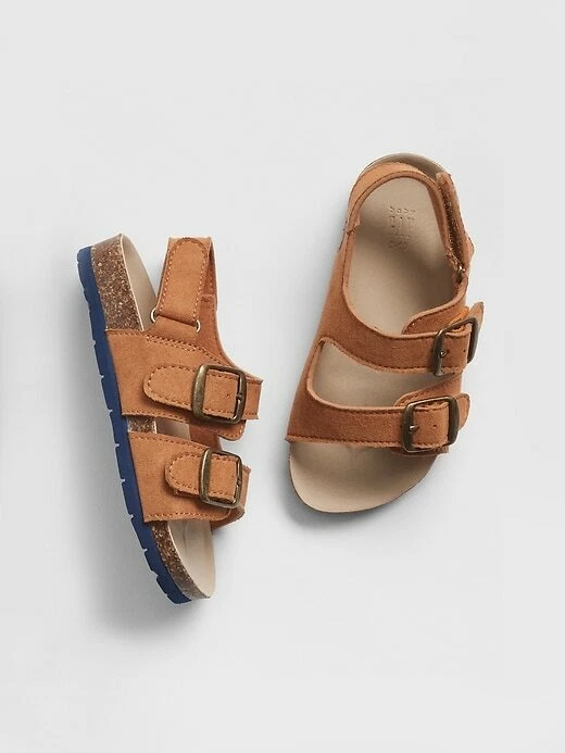 Sandalias de corcho de cuero sintético babyGap Foto 1 de 1