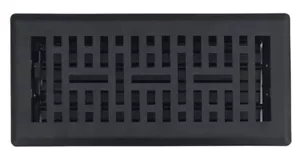 Sierra Grates Metro Cast Iron Black Decorative Floor Register Brand New! - Picture 1 of 7