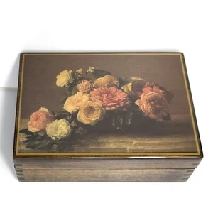 Vintage San Francisco Music Box Co Jewelry/Trinket Box Lara's Theme Swiss Reuge - Picture 1 of 9