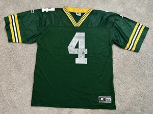 Vintage 1997 Brett Favre Starter Jersey Green Bay Packers NFL Size 52 XL - Picture 1 of 11