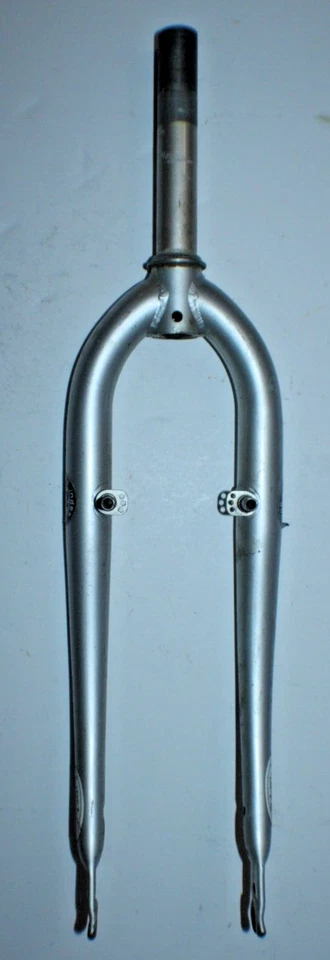 Rigid MTB Fork 26" 1" Threaded 150mm Silver Steel Canti Dirt Hybrid USA Shipper! - Image 1 of 4