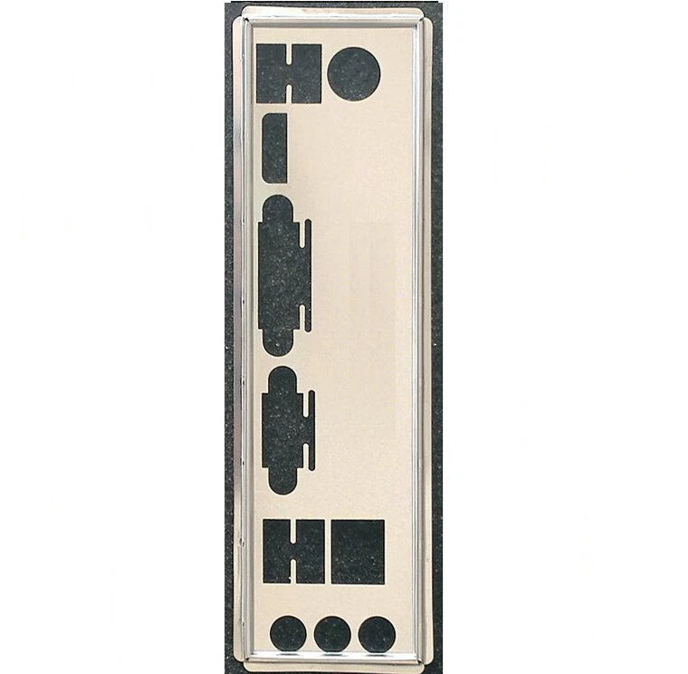 OEM I/O Shield For Biostar TA75MH2 HD，A55MH，TA75M，A75MH Motherboard Backplate IO - Image 1 of 1