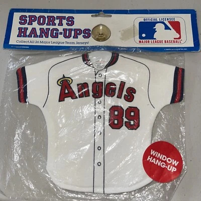 VTG 1989 Sports Hang-ups Mini Shirt MLB Angels Baseball NEW - Image 1 of 3