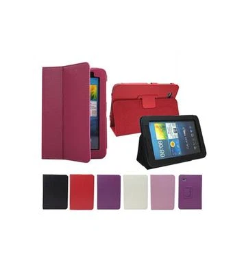 KING OF FLASH Custodia supporto pieghevole Samsung Galaxy Tab 2 7" tablet look pelle
