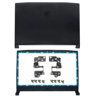 for MSI Katana GF66 11UE 11UG MS-1581 MS-1582 LCD Back Cover+Front Bezel+Hinges - Image 1 of 4