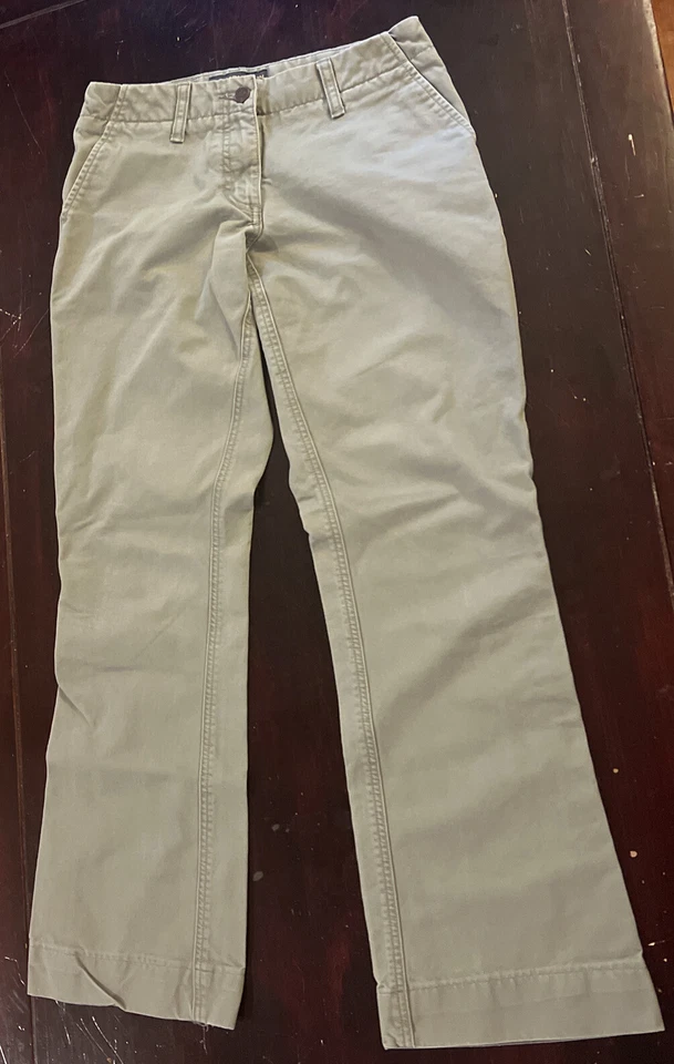 Женские брюки-титон Mountain Khakis размер 0 длинные хаки/оливковые - Изображение 1 из 4