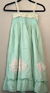 Well Dressed Wolf Maxi Dress Embroidery Size  7 Mint Green NWT Princess. Easter. - Picture 1 of 8