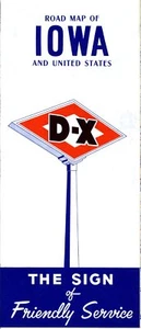 1957 D-X Road Map: Iowa NOS - Picture 1 of 1