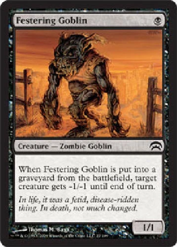 FESTERING GOBLIN X4 4 4X Planechase MTG Magic the Gathering Cards DJMagic - Image 1 of 1
