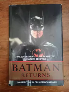 Batman Returns By Craig Shaw Gardner 1992 Hardcover With Dust Jacket - Imagen 1 de 20
