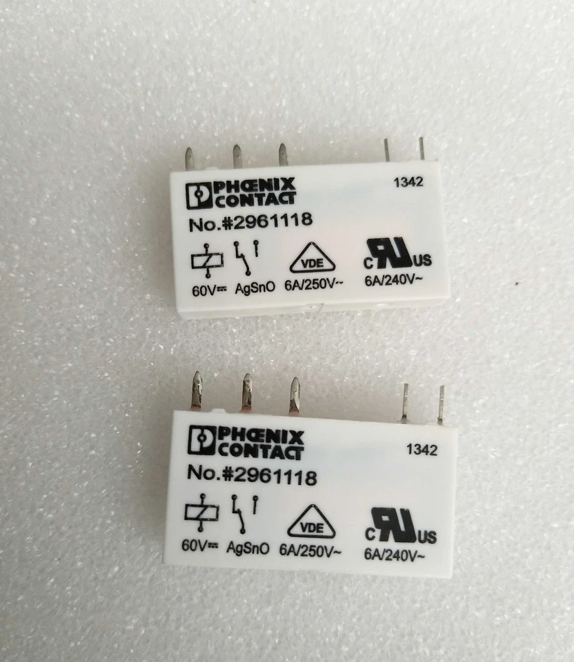 NEW No.#2961118 60VDC Phoenix Contact Miniature Relay 6A 250VAC 5 Pins x1PC - Image 1 of 1