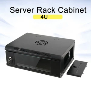 4HE Stahlrack Server Schrank Tischrack Netzwerk Verteiler Rack Serverschrank NUE - Bild 1 von 12