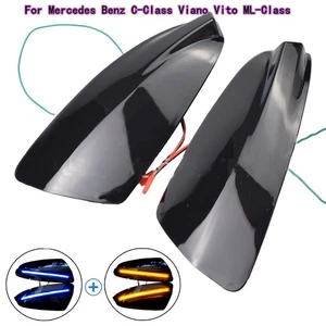 Pair Rearview Side Mirror Turn Signal Light for Mercedes Benz C-Class Viano - Picture 1 of 1
