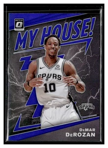 2019-20 Donruss Optic #3 DeMar DeRozan My House! Lila San Antonio Sporen - Bild 1 von 2