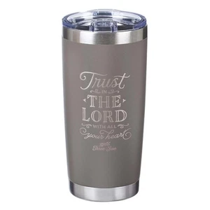 Stainless Steel Double-Wall Vacuum Insulated Travel Mug Tumbler with - Picture 1 of 4