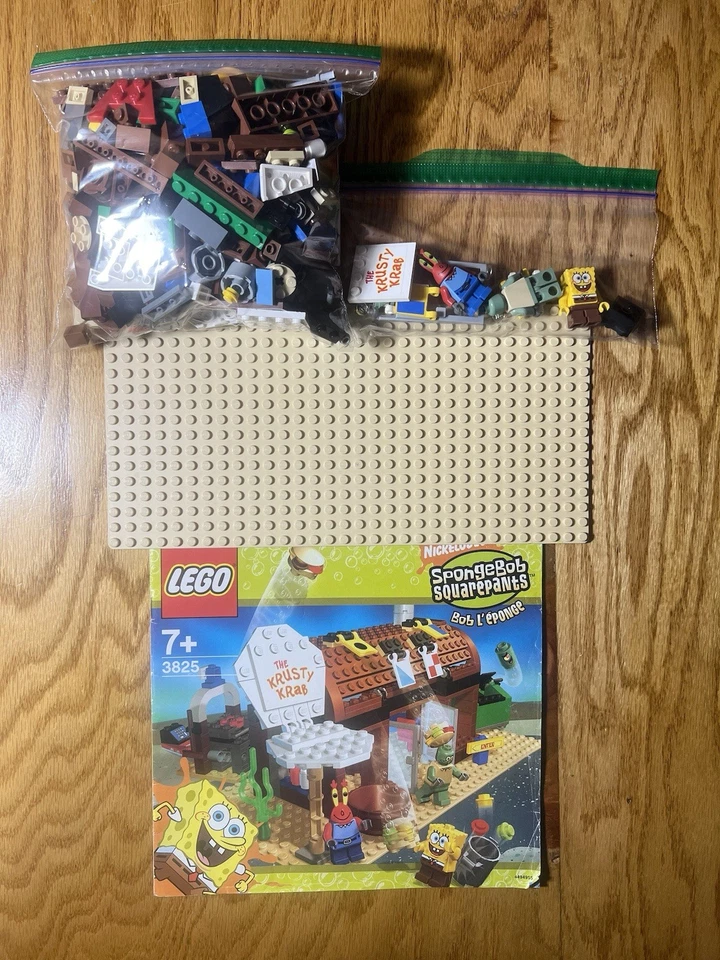 Lego SpongeBob SquarePants: Krusty Krab (3825) 99% Complete - Image 1 of 4