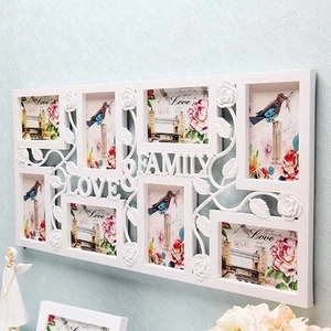 Modern Love Family Picture Multi Photo Frames Wall Wedding Hanging Display Decor - Picture 1 of 9