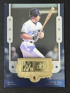 Carta Baseball 1999 SPx #75 Wade Boggs Tampa Bay Devil Rays - Foto 1 di 2