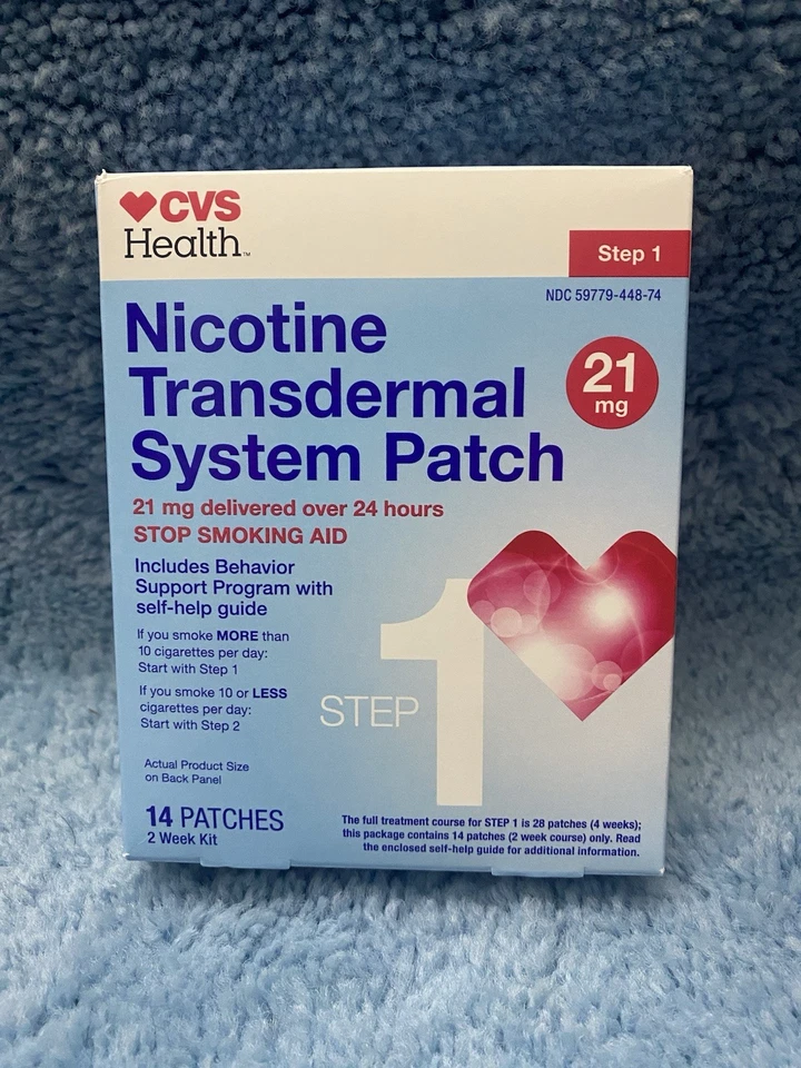 Parche sistema transdérmico de nicotina paso 1 21 mg 7 parches Foto 1 de 2