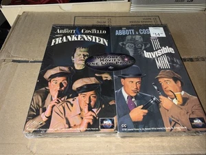 frankenstein invisible man vhs double pack - Abbot Costello NEW - Picture 1 of 8