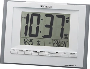 RHYTHM Wall Clock, Alarm Clock, Radio-controlled, Digital, Wall or Table Clock, - Picture 1 of 7